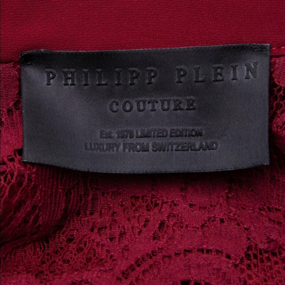 Philipp Plein Limited Edition Lace & Crepe Playsuit - Picture 11 of 16